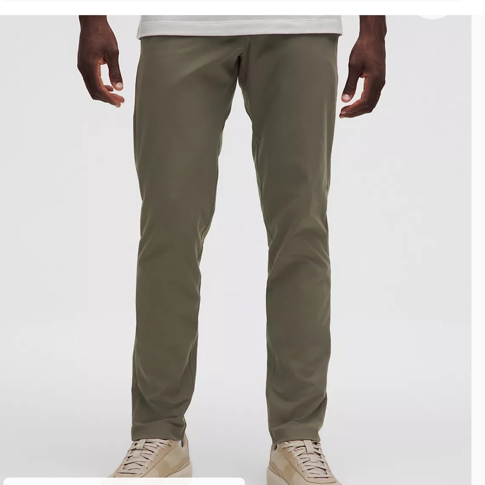 Lululemon Commission Slim-Fit Pant Warpstreme Army Green